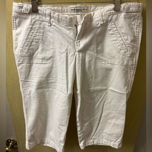 Abercrombie & Fitch Women's White Short Capris